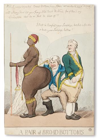 (RACISM.) HOTTENTOT VENUS. A Pair of Broad-Bottoms.